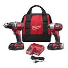 M18 18V Lithium-Ion Cordless Drill Driver/Impact Driver Combo Kit (2-Tool) with (2) 1.5Ah Batteries, Charger, Tool Bag 2691-22| Milwaukee Tool