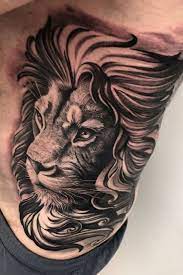 Cappellini Ink Lion Ribtattoo Tattoodo Rib Tattoos For Guys Side Stomach Tattoos Rib Tattoo