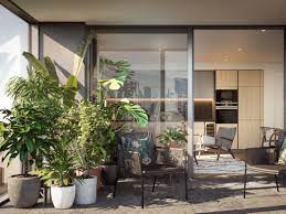 Meski ukurannya sangat kecil, teras di rumah ini tetap cantik karena tanaman yang dipilih memiliki daun yang variasi dan menarik mata. 50 Contoh Desain Taman Dalam Rumah Yang Cantik Dan Asri