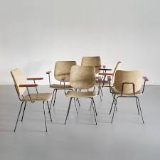 Set Of 6 Dining Chairs By W H Gispen For Kembo 1950s Chair Dining Chairs Dining