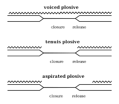 When the letters are in capital letters it means they should be stressed. Voice Onset Time Wikipedia