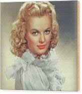 June Haver, Vintage Actress #1 Canvas Print by Esoterica Art Agency