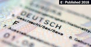 The idea that there are only two genders is. Not Male Or Female Germans Can Now Choose Diverse The New York Times