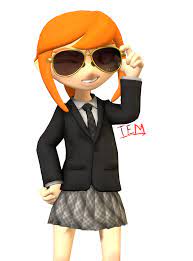Lawyer Meggy render, but with shades. : r/SMG4