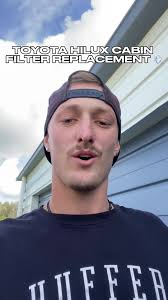 HILUX CABIN FILTER REPLACEMENT 💨#toyota #hilux #n70 #bushmechanic #diy  #mimimod #updamimi