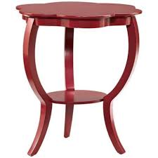 Hammary Hidden Treasures Round Accent Table In Red Y2158 Lamps Plus Black Accent Table Round Accent Table Red Accent Table