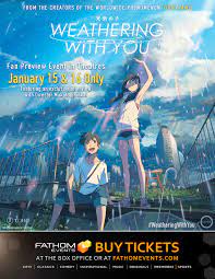 Weathering with you english dubbed. Weathering With You Fan Preview Screening At An Amc Theatre Near You