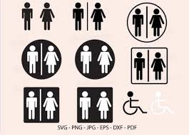 Download Toilet Svg Bathroom Restroom Sign Graphic By Redcreations Creative Fabrica PSD Mockup Templates