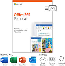 Everyone sharing can enjoy premium microsoft 365 apps across their devices, 1 tb of onedrive cloud storage, 60 skype minutes per month, and advanced security. Amazon Com Microsoft Office 365 Personal 1 Year Subscription 1 User Pc Mac Key Card