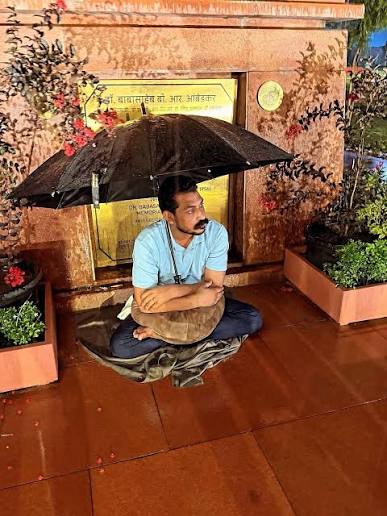 MP Chandrashekhar Azad staged a sit-in protest near the statue of Dr. B.R.  Ambedkar inside Parliament in protest against the alleged lathi-charge on  students at Delhi's Jantar Mantar. According to the information
