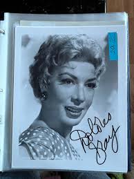 DOLORES GRAY, singer, autograph