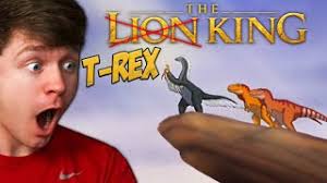 Reacting to THE T-REX KING! (The Lion King Parody)