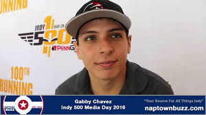 Gabby Chavez Interview Indy 500 2016