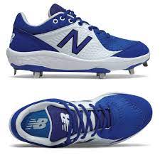 Red white and blue new balance cleats. New Balance Royal White Metal Baseball Cleats 3000v5 Low Men S Baseball Cleat Ebay