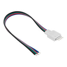 Cable De Alimentacion Para Tiras Led Rgb Multicolor Ste