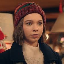 emma myers as beebee jordan a taste of christmas 2020 movie