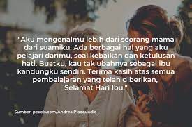 Nya sudah selesai dia melihatku agak terperanjat. 10 Ucapan Selamat Hari Ibu Untuk Mertua Penuh Kehangatan