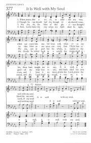 The United Methodist Hymnal 377 It Is Well With My Soul Hymnary Org Christian Song Lyrics Gospel Song Lyrics Hymns Lyrics
