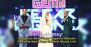 Saingan semakin sengit sekarang ini. Pengacara Gema Gegar Vaganza Dikecam Teruk Buat Lawak Bodoh Persenda Nama Bapa Selebriti Berita Memey