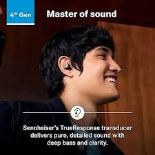 Sennheiser MOMENTUM True Wireless 4 Smart Earbuds with Bluetooth 5.4,  Crystal Clear Sound, Comfortable Design, 30 Hours Battery Life, Adaptive  ANC, LE Audio and Auracast
