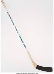 Mcgill university hockey team stick. 1990 S Joe Sakic Game Used Hockey Stick Hockey Collectibles Lot 41202 Heritage Auctions