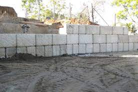 This will aid in the adhesion of the material to the block and will also eliminate the otherwise dry. Large Concrete Block Retaining Walls Ibrs Inc