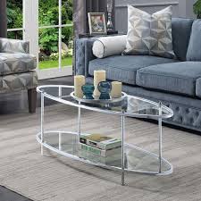 Buy coffee / tea tables online from rs. Silver Orchid Alexander Oval Coffee Table On Sale Overstock 28819716