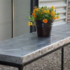 Rustica Zinc Table Top Line For Home Bar And Restaurant Is For Sale In Hammered And Smooth Version They A Zinc Table Zinc Table Top Rustic Southwestern Decor