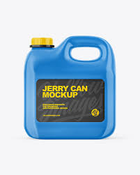 Glossy Jerry Can Mockup In Jerrycan Mockups On Yellow Images Object Mockups