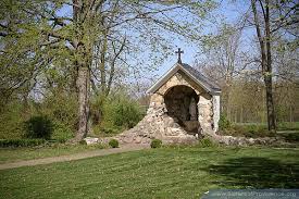 Our Lady Of Lourdes Grotto Lourdes Grotto Prayer Garden Our Lady Of Lourdes