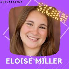 Eloise Miller has just signed with Daniel Hoff Agency! Congratulations
