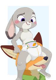 The Big ImageBoard (TBIB) - anthro avoid posting blush canid canine clean  diaper clothing diaper disney duo facesitting female fox hi res judy hopps  lagomorph leporid looking down male mammal nick wilde