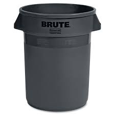 When someone walks into my kitchen, i definitely don't want the first thing they see to be a trash can. Rubbermaid Commercial Outdoor Gray Brute Heavy Duty Round Garbage Can 32 Gallon Gray Walmart Com Walmart Com