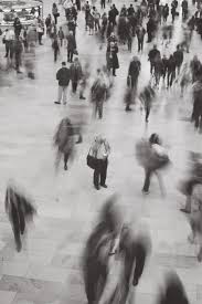 Black And White Crowd Photography Alone In The Crowd Movement Photography Motion Photography Exposure Photography