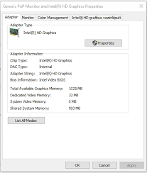Graphics Card Ram Memory Size Problem