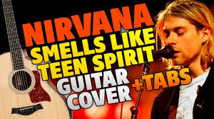 как играть на гитаре Nirvana Smells Like Teen Spirit Nirvana Smells Like Teen Spirit Fingerstyle Guitar Cover With Tabs Youtube