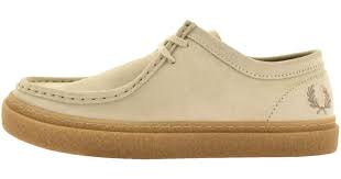 Fred Perry Dawson Low Suede Shoe Oatmeal in Natural for Men