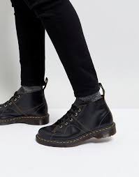 Dr Martens Dr Martens Church Monkey Lace Up Boots In Black Boots Black Boots Men Lace Up Boots