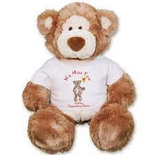 Personalized We Miss You Plush Teddy Bear 18 Graduation Teddy Bear Personalized Stuffed Animals Teddy Bear