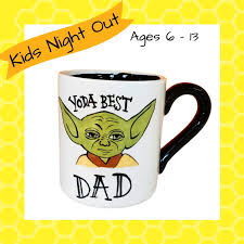 This year, father's day is going to look a little different for many, particularly for folks who are sheltering in place — or who don't live near — their families. Paint Trivia Yoda Best Dad Mug Busy Bees Pottery Arts Studio Springfield
