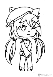 Gacha Life Coloring Pages Unique Collection Print For Free Cute Coloring Pages Coloring Pages Anime Wolf Girl