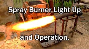 Oil Burner Lighting Demo And Setup For Heater And Furnace Applications Waste Oil Burner Oil Furnace Oil Burners