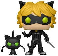 Amazon Com Cat Noir With Plagg Miraculous Funko Pop Multicolor Funko Pop Games Toys Games In 2021 Plagg Miraculous Funko Pop Pop Cat