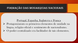 Tiene mucha calidad en todos los sectores y portugal peleará para defender ese trofeo que tanto le costó a ganar en francia. Formacao Das Monarquias Nacionais Professor Romildo Tavares Ppt Carregar