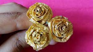 Turn the pouch body over with the wrapper side facing. Diy Rose From Chocolate Wrapper Youtube