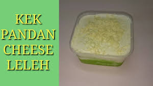 Kek pandan cheese leleh resepi: Kek Viral Kek Pandan Cheese Youtube