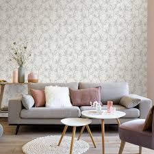 Late winter heading towards spring when the temperatures warm, the snow melts and the fog. Erismann Instawalls Birch Trees Cream Gilver Metallic Wallpaper 5432 38
