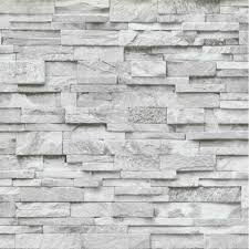 Proposées dans différents matériaux et couleurs, les plaquettes de parement vous permettent de créer votre propre style : Papier Peint Trompe L Oeil Parements Gris Clair Ps International