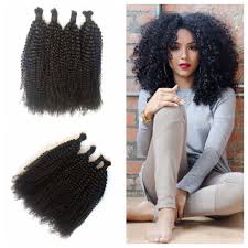 Easy hair braiding tutorials for step by step hairstyles. 4pcs Kinky Curly Human Hair Bulk For Braiding Natural Color Brazilian Virgin Hair Braiding Buy Human Hair Bulk Human Hair Braiding Brazilian Virgin Hair Product On Alibaba Com