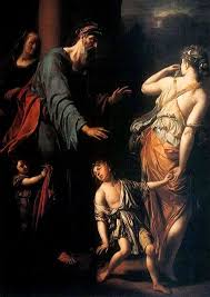 So ishmael was actually about 16 years old when isaac was weaned and ishmael was sent into the desert with his mother. Paintings Of Abraham Hagar In The Bible The Slave Girl And The Forefather Of Judaism